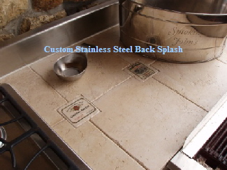 Custom Stainless Steel Back Splash